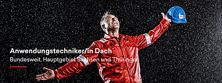 Banner Jobbannonse_Anwendungstechniker Dach